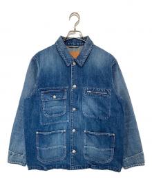 VOWELS（バウルズ）の古着「Denim Chore Jacket　デニムチョアジャケット　VO-25AW-OW015-73-1」｜インディゴ