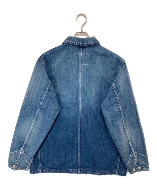 VOWELS（バウルズ）VOWELS (バウルズ) Denim Chore Jacket　デニムチョアジャケット　VO-25AW-OW015-73-1 インディゴ サイズ:1の古着・服飾アイテム