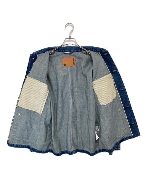 VOWELS（バウルズ）VOWELS (バウルズ) Denim Chore Jacket　デニムチョアジャケット　VO-25AW-OW015-73-1 インディゴ サイズ:1の古着・服飾アイテム
