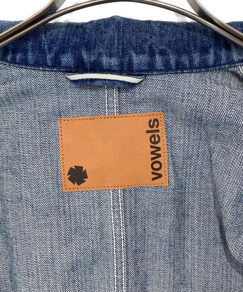 VOWELS（バウルズ）VOWELS (バウルズ) Denim Chore Jacket　デニムチョアジャケット　VO-25AW-OW015-73-1 インディゴ サイズ:1の古着・服飾アイテム