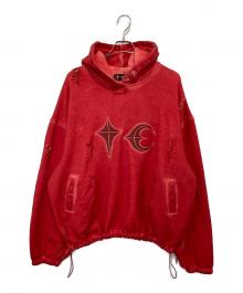 THUG CLUB（サグ クラブ）の古着「Rock Hoodie ロックフーディ TC23TS0102」｜レッド
