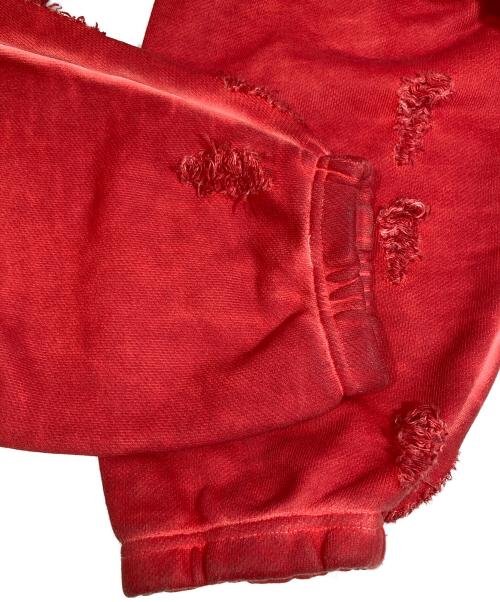 THUG CLUB（サグ クラブ）THUG CLUB (サグ クラブ) Rock Hoodie ロックフーディ TC23TS0102 レッド サイズ:3の古着・服飾アイテム
