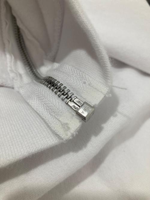 CHROME HEARTS（クロムハーツ）CHROME HEARTS (クロムハーツ) フローラルクロス ホースシュー ジップパーカー ダガージップ ジップアップフーディ USA製 ホワイト サイズ:XLの古着・服飾アイテム