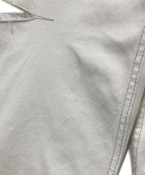Maison Margiela（メゾンマルジェラ）Maison Margiela (メゾンマルジェラ) サイドカットデニムパンツ ホワイト サイズ:36の古着・服飾アイテム