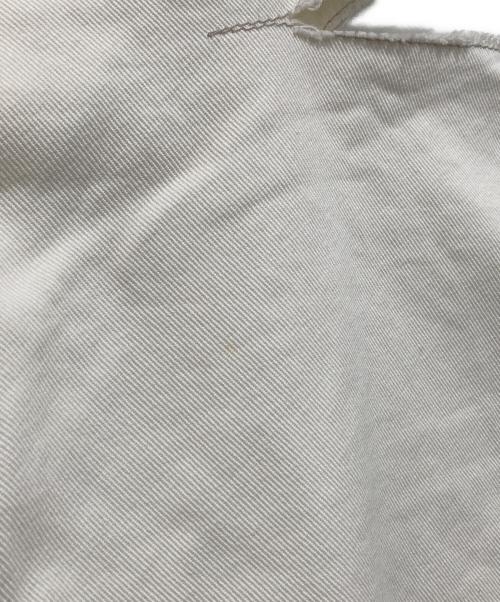 Maison Margiela（メゾンマルジェラ）Maison Margiela (メゾンマルジェラ) サイドカットデニムパンツ ホワイト サイズ:36の古着・服飾アイテム