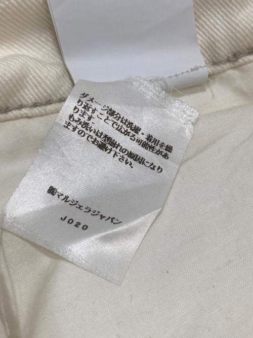 Maison Margiela（メゾンマルジェラ）Maison Margiela (メゾンマルジェラ) サイドカットデニムパンツ ホワイト サイズ:36の古着・服飾アイテム
