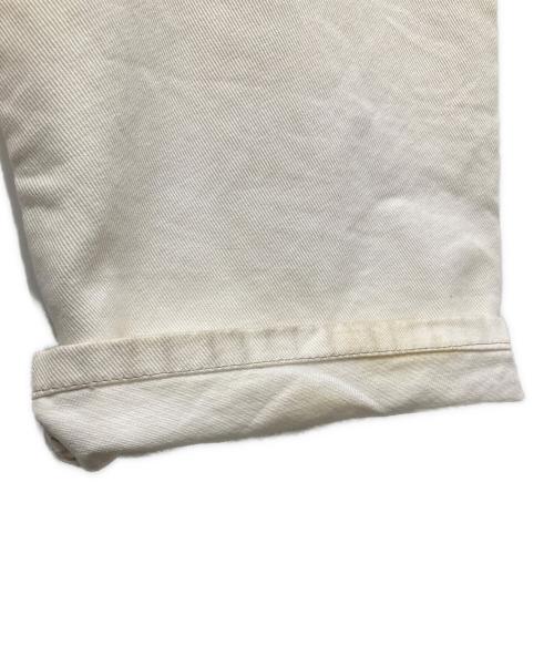 Maison Margiela（メゾンマルジェラ）Maison Margiela (メゾンマルジェラ) サイドカットデニムパンツ ホワイト サイズ:36の古着・服飾アイテム