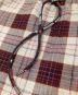 中古・古着 Vivienne Westwood (ヴィヴィアンウエストウッド) タータンチェック柄 ドローストリングスカート　3F030009-W00VM グレー×レッド サイズ:M：16000円