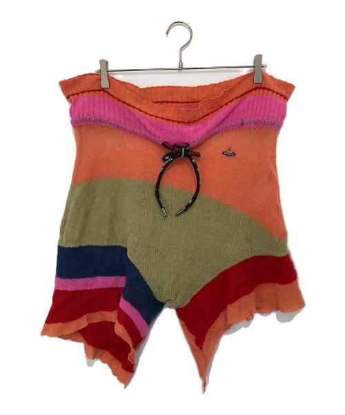 Vivienne Westwood（ヴィヴィアンウエストウッド）Vivienne Westwood (ヴィヴィアンウエストウッド) Distressed Shorts Cotton Mohair Blend 38020017-Y003G マルチカラー サイズ:S/Mの古着・服飾アイテム