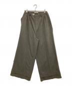 SYUMAN.シュウマン）の古着「Nu Suit Trousers ワイドスラックスパンツ」｜グレー
