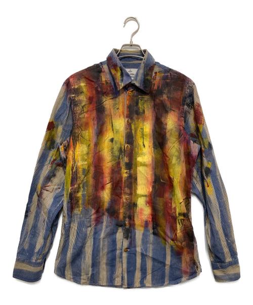 Vivienne Westwood（ヴィヴィアンウエストウッド）Vivienne Westwood (ヴィヴィアンウエストウッド) Ghost Painterly Print Shirt マルチカラー サイズ:46の古着・服飾アイテム