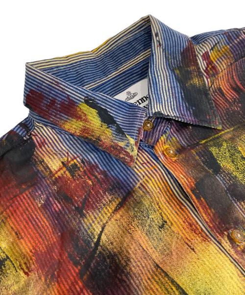 Vivienne Westwood（ヴィヴィアンウエストウッド）Vivienne Westwood (ヴィヴィアンウエストウッド) Ghost Painterly Print Shirt マルチカラー サイズ:46の古着・服飾アイテム