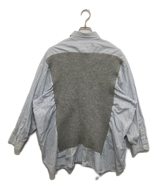 Maison Margiela（メゾンマルジェラ）Maison Margiela (メゾンマルジェラ) ドッキングシャツワンピース スカイブルー サイズ:XXSの古着・服飾アイテム