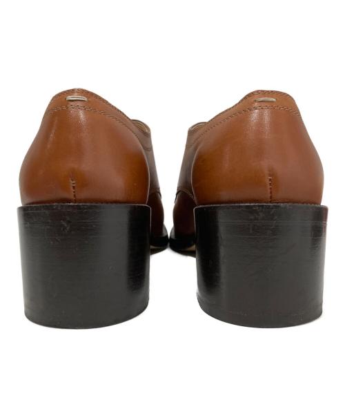 Maison Margiela（メゾンマルジェラ）Maison Margiela (メゾンマルジェラ) タビ レースアップ レザーシューズ ブラウン サイズ:39の古着・服飾アイテム