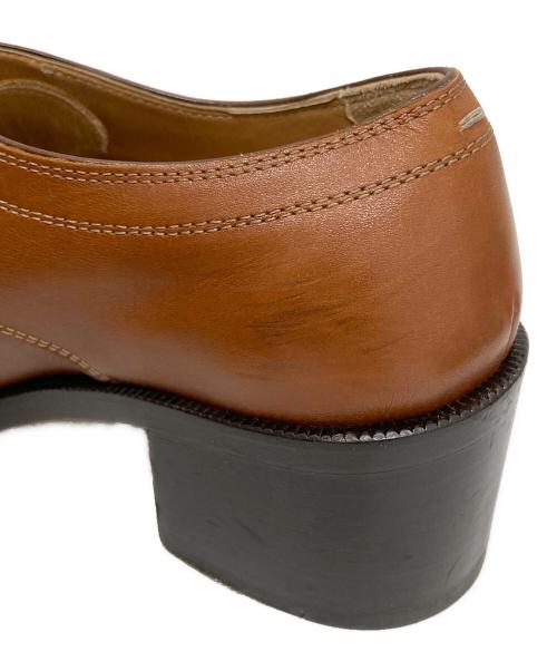 Maison Margiela（メゾンマルジェラ）Maison Margiela (メゾンマルジェラ) タビ レースアップ レザーシューズ ブラウン サイズ:39の古着・服飾アイテム
