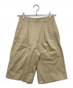 Maison Margielaメゾンマルジェラ）の古着「コットンショートパンツ S51MU0056 S52585」｜ベージュ