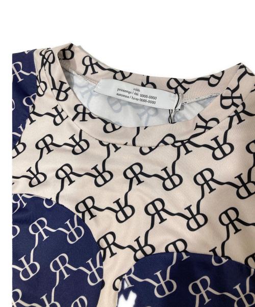 ROKH（ロク）ROKH (ロク) Two Tone Detailed Jersey Top　ツートンディテールジャージートップ　R0CA270 ネイビー サイズ:Sの古着・服飾アイテム