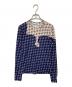 ROKH（ロク）の古着「Two Tone Detailed Jersey Top　ツートンディテールジャージートップ　R0CA270」｜ネイビー
