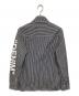 OFFWHITE (オフホワイト) ヒッコリーストライプ シャツジャケット OWYD002E18B13062 インディゴ サイズ:40：10000円