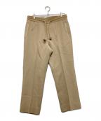 Maison Margielaメゾンマルジェラ）の古着「WOOL DRAWSTRING TROUSERS」｜ベージュ