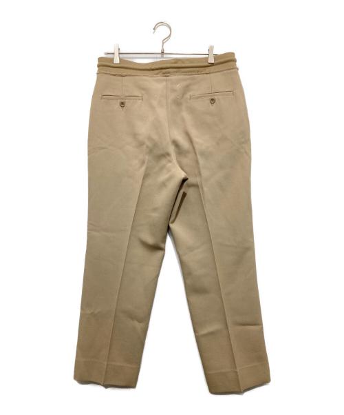Maison Margiela（メゾンマルジェラ）Maison Margiela (メゾンマルジェラ) WOOL DRAWSTRING TROUSERS ベージュ サイズ:44の古着・服飾アイテム