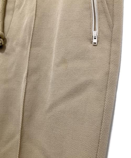 Maison Margiela（メゾンマルジェラ）Maison Margiela (メゾンマルジェラ) WOOL DRAWSTRING TROUSERS ベージュ サイズ:44の古着・服飾アイテム