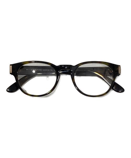 TOM FORD（トムフォード）TOM FORD (トムフォード) 伊達眼鏡 ブラウン サイズ:50□21-145の古着・服飾アイテム