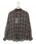 OUR LEGACY（アワーレガシー）の古着「ABOVE SHIRT / チェック柄リネンシャツ　25FW-WMO-BL01」｜ブラウン