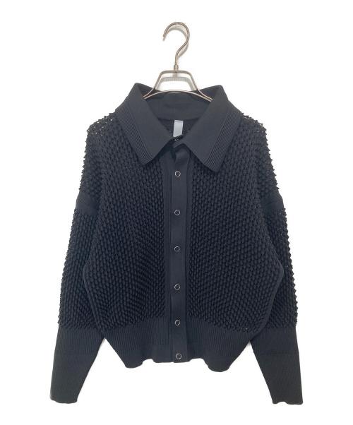 CFCL（シーエフシーエル）CFCL (シーエフシーエル) LATTICE STAND FALL COLLAR BLOUSON　ラティススタンドフォールカラーブルゾン　CF009KC050 ブラック サイズ:1の古着・服飾アイテム