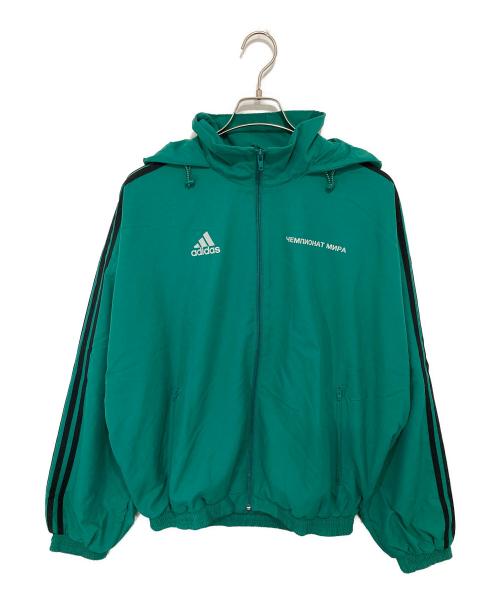 adidas（アディダス）adidas (アディダス) Gosha Rubchinskiy (ゴーシャラブチンスキー) WOVEN JACKET　ウーブンジャケット　DP5314 グリーン サイズ:Mの古着・服飾アイテム
