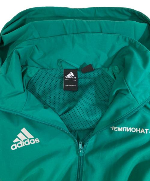 adidas（アディダス）adidas (アディダス) Gosha Rubchinskiy (ゴーシャラブチンスキー) WOVEN JACKET　ウーブンジャケット　DP5314 グリーン サイズ:Mの古着・服飾アイテム