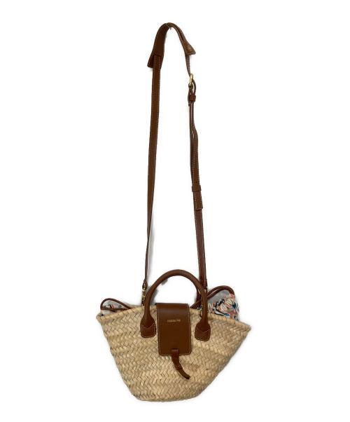 PARIS/64（パリ64）PARIS/64 (パリ64) Mini Basket Oh Là Là ベージュの古着・服飾アイテム