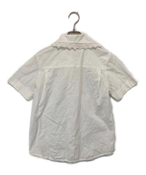 Vivienne Westwood RED LABEL（ヴィヴィアンウエストウッドレッドレーベル）Vivienne Westwood RED LABEL (ヴィヴィアンウエストウッドレッドレーベル) レースシャツブラウス ホワイト サイズ:01の古着・服飾アイテム