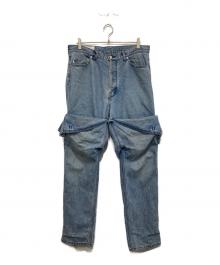 AMBUSH（アンブッシュ）の古着「DETAILED DENIM PANTS ディテイルドデニムパンツ」｜インディゴ