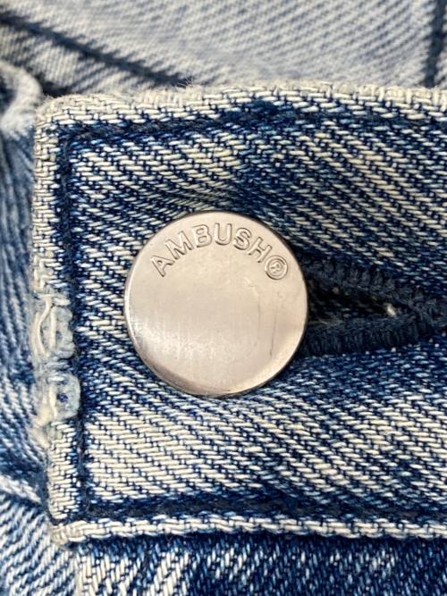AMBUSH（アンブッシュ）AMBUSH (アンブッシュ) DETAILED DENIM PANTS ディテイルドデニムパンツ インディゴ サイズ:32の古着・服飾アイテム