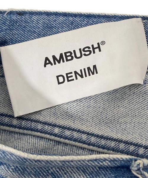 AMBUSH（アンブッシュ）AMBUSH (アンブッシュ) DETAILED DENIM PANTS ディテイルドデニムパンツ インディゴ サイズ:32の古着・服飾アイテム