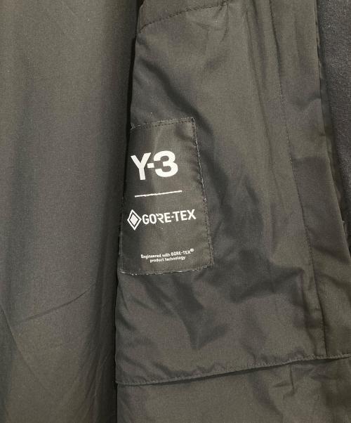 Y-3（ワイスリー）Y-3 (ワイスリー) CLASSIC MELTON GORE-TEX COAT クラシック メルトン ゴアテックス コート HB3378  ブラック サイズ:Sの古着・服飾アイテム