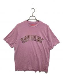 SUPREME（シュプリーム）の古着「Cracked Arc S/S Top　クラックドアークショートスリーブトップ」｜ピンク
