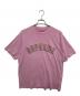 SUPREME（シュプリーム）の古着「Cracked Arc S/S Top　クラックドアークショートスリーブトップ」｜ピンク
