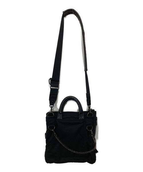 PORTER（ポーター）PORTER (ポーター) YOHJI YAMAMOTO (ヨウジヤマモト) 2WAY HELMET BAG(S)　ツーウェイヘルメットバッグ ブラックの古着・服飾アイテム