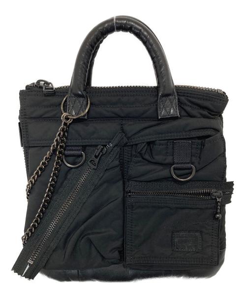 PORTER（ポーター）PORTER (ポーター) YOHJI YAMAMOTO (ヨウジヤマモト) 2WAY HELMET BAG(S)　ツーウェイヘルメットバッグ ブラックの古着・服飾アイテム