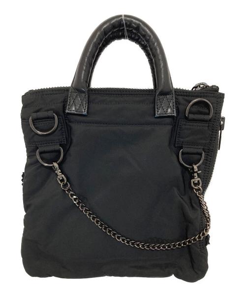 PORTER（ポーター）PORTER (ポーター) YOHJI YAMAMOTO (ヨウジヤマモト) 2WAY HELMET BAG(S)　ツーウェイヘルメットバッグ ブラックの古着・服飾アイテム