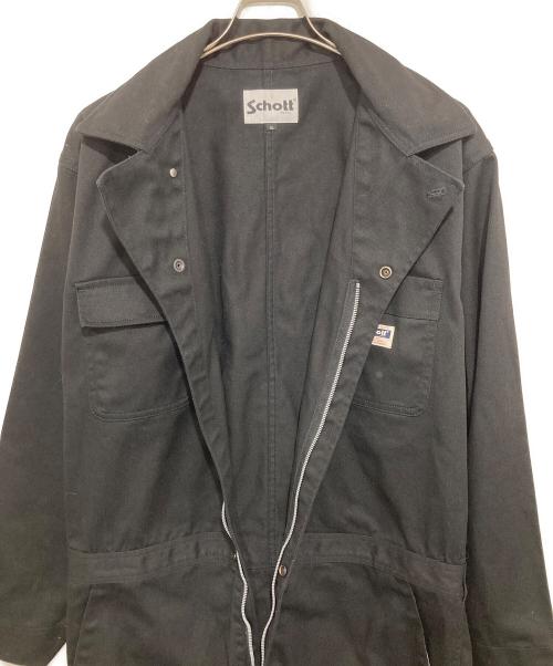 Schott（ショット）Schott (ショット) TC WORK WEAR JUMPSUIT ティーシーワークウェアジャンプスーツ 782-3910008 ブラック サイズ:XLの古着・服飾アイテム