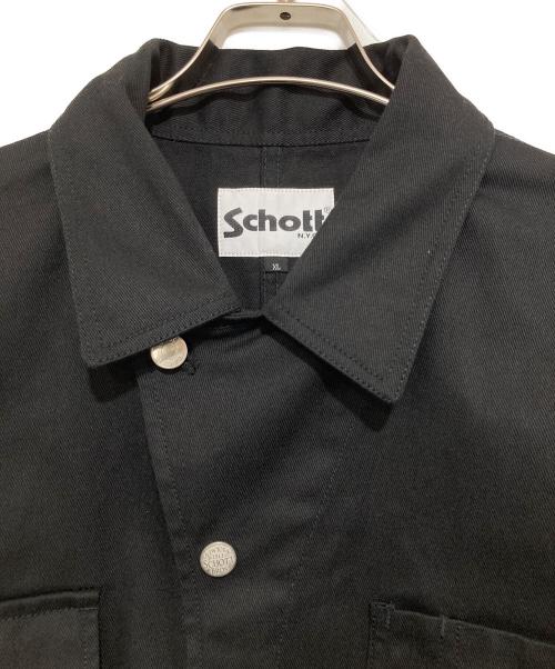 Schott（ショット）Schott (ショット) TC WORK WEAR JUMPSUIT ティーシーワークウェアジャンプスーツ 782-3910008 ブラック サイズ:XLの古着・服飾アイテム