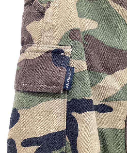 BALENCIAGA（バレンシアガ）BALENCIAGA (バレンシアガ) コットン カーゴ パンツ　557301 TDLD9 カーキ サイズ:44の古着・服飾アイテム