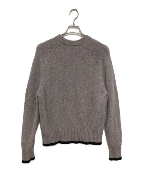 DIOR HOMME（ディオール オム）DIOR HOMME (ディオール オム) アトリエ刺繍クルーネックニット　213M640AT298 グレー サイズ:Sの古着・服飾アイテム