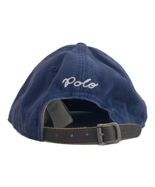 POLO RALPH LAUREN（ポロ・ラルフローレン）POLO RALPH LAUREN (ポロ・ラルフローレン) キャップ ネイビーの古着・服飾アイテム