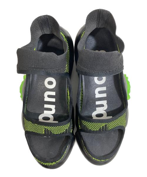 grounds（グラウンズ）grounds (グラウンズ) MOOPIE AS1 SANDAL　モーフィーサンダル ブラック サイズ:23の古着・服飾アイテム