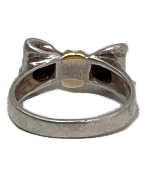 TIFFANY & Co.（ティファニー）TIFFANY & Co. (ティファニー) リボンリング/ シルバー×ゴールド コンビ　OLD TIFFANY（オールドティファニー） サイズ:9号の古着・服飾アイテム