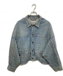 BALENCIAGA（バレンシアガ）の古着「デニム アップサイドダウン ジャケット / Upside Down Denim Jacket　HO13 625989 TJW79」｜インディゴ